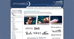 Desktop Screenshot of opticadirecta.es